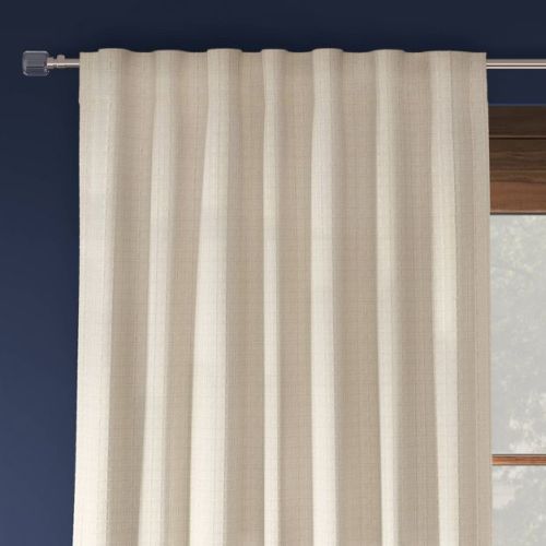 Blackout Textured Plaid Curtain Panels - Threshold™