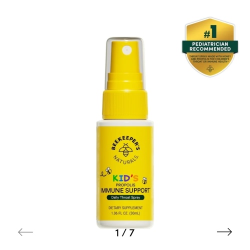 Kid's Propolis Immune Support Throat Spray