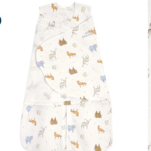 100% Cotton Baby Swaddle Forest Friends | Newborn | HALO US