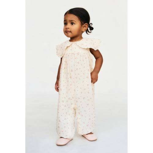 COTTON MUSLIN ROMPER SUIT