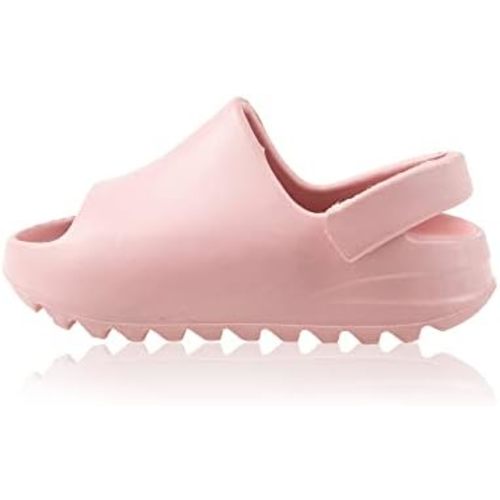 Toddler Little Kids Slides Sandals, Kid Summer Slip On Slides Sandals,Slippers with Strap Anti-slip Water Shoes，Indoor Outdoor Lightweight Slippers Sandals for Boys and Girls