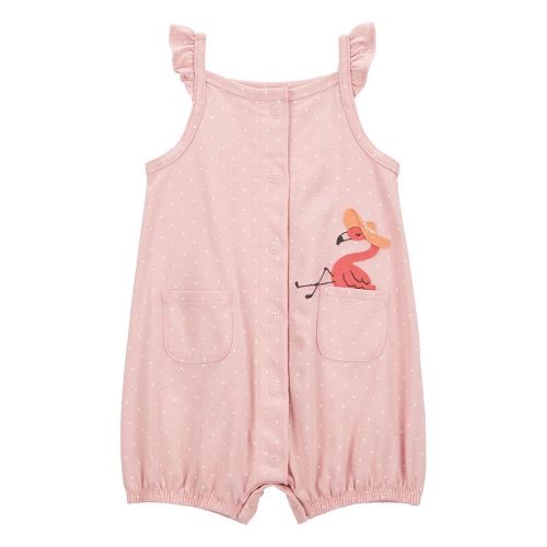 Baby Girl Carter's Flamingo Romper