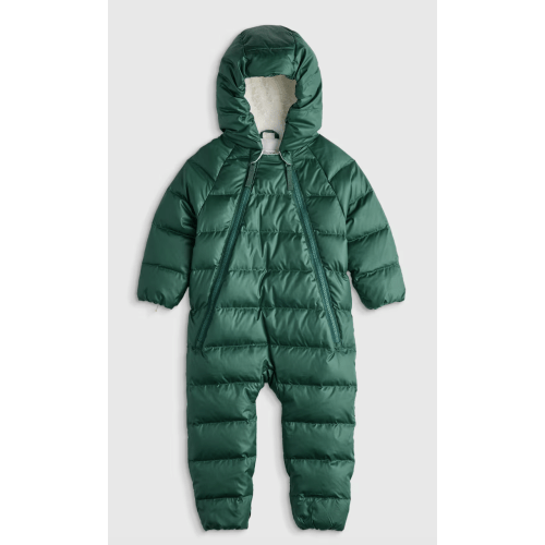 Heavyweight Down Puffer Bunting - Baby in Dark Green