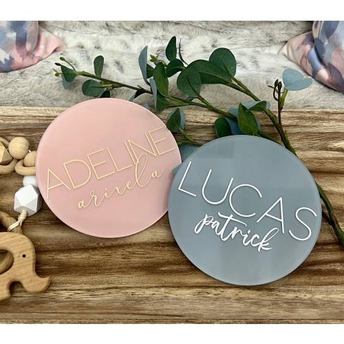 Acrylic Baby Name Announcement Baby Hospital Sign Acrylic Baby Name Sign Personalized Sign Nursery Name Sign Birth Photo Prop Baby Shower