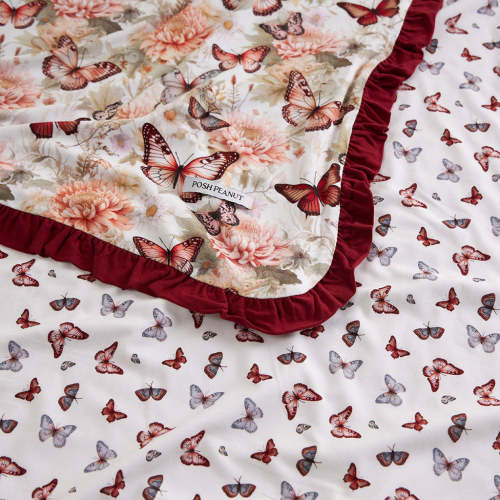Leanne & Joan Ruffled Luxette Patoo® Blanket