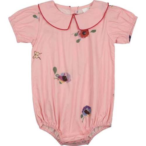 Elisa Romper, Light Pink - Sweet Threads | Maisonette
