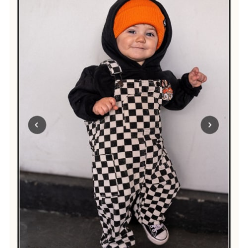 Classic Checker Overalls