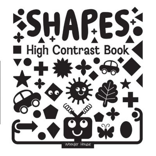 Shapes High Contrast - by Wonder House Books (Board Book)