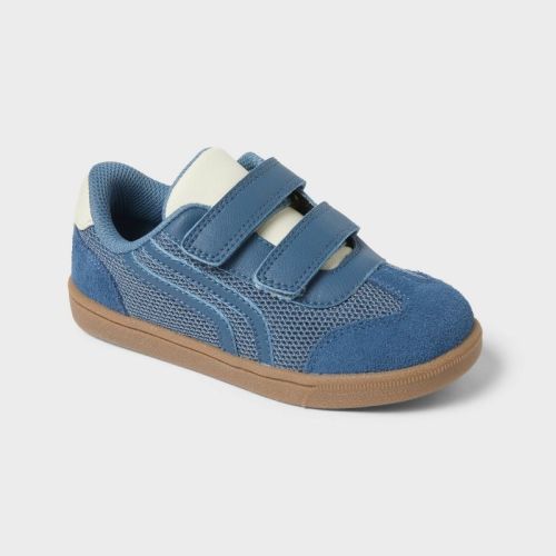 Toddler Dakota Retro Hook and Loop Closure Court Sneakers - Cat & Jack™ Navy Blue 5T