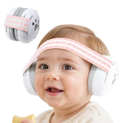Yoofoss Baby Ear Muffs Noise Protection for Infant and Babies Up to 36 Months - Noise Cancelling Headphones for Ear Protection, Sleep, Travel Baby Essentials