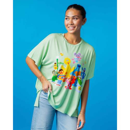Sesame Street™ Playtime Pals Women's Oversized T-Shirt