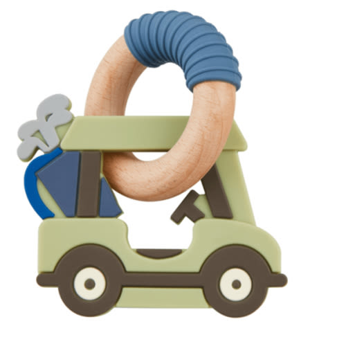 Golf Cart Silicone Teether | Mud Pie