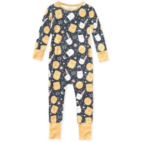 HUGH & HONEY SnugFlex™ Romper, Bamboo Viscose, Baby and Toddler Pajamas, No Zip with Convertible Hands and Feet Coverage