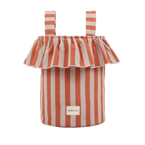 Basket Rayas - Rose + Red
