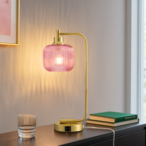 18.5" Dimmable Table Lamp With Usb And Touch Control | Wayfair