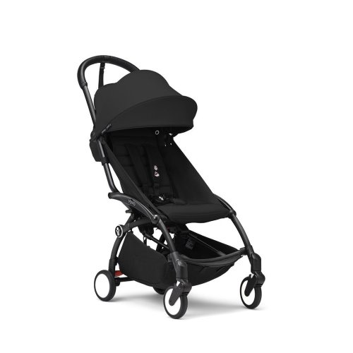Stokke YOYO³ 6+ Travel Stroller - Compact, Foldable & Ready to Go (Color: 
Black with Black Frame)