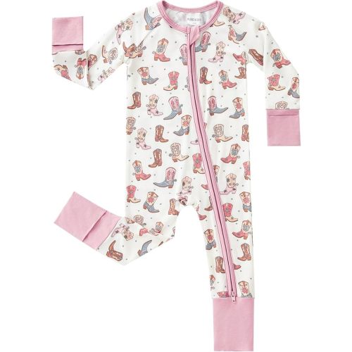 pureborn Baby Infant Boys Girls Sleeper Snug Fit Viscose from Bamboo Pajamas 0-24 Months