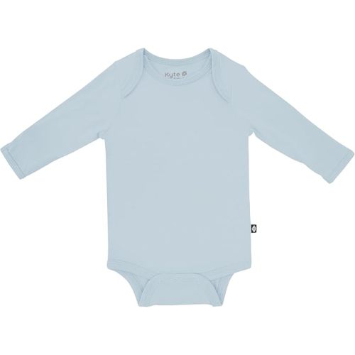 KYTE BABY Soft Bamboo from Rayon Long Sleeve Unisex Bodysuit, 0-24 Months