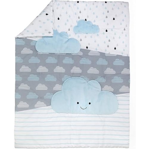 NoJo Little Love 5 Piece Comforter Set, Happy Little Clouds