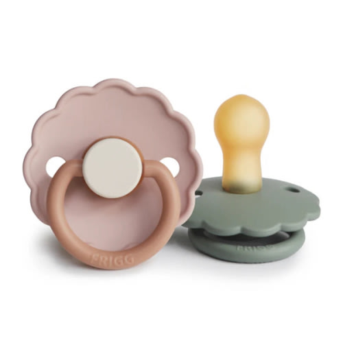 2-Pack Daisy Natural Pacifiers | Pipsqueaks Boutique