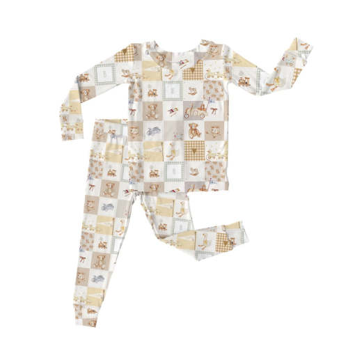 Little Toy Quilt Long Sleeve Set