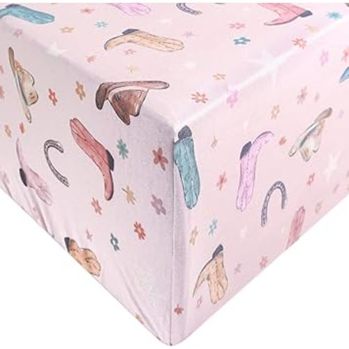 Premium Fitted Knit Crib Sheet/Toddler Sheet Cheyenne by Copper Pearl