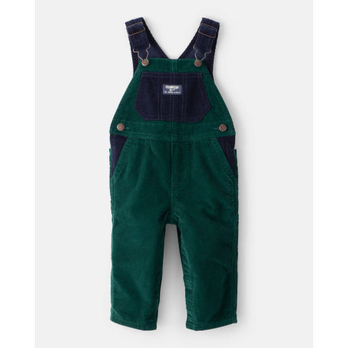 Baby Boy Corduroy Overalls - Green - OshKosh B'gosh | Carter's