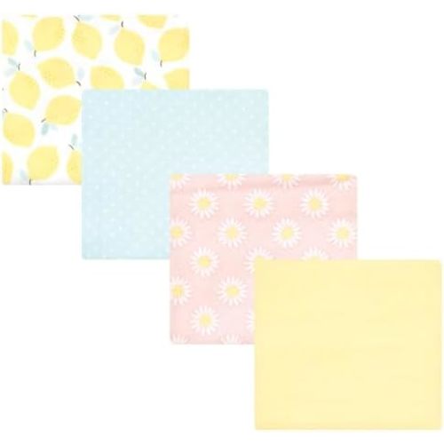 Luvable Friends Little Treasure Flannel Receiving Blankets 4pk