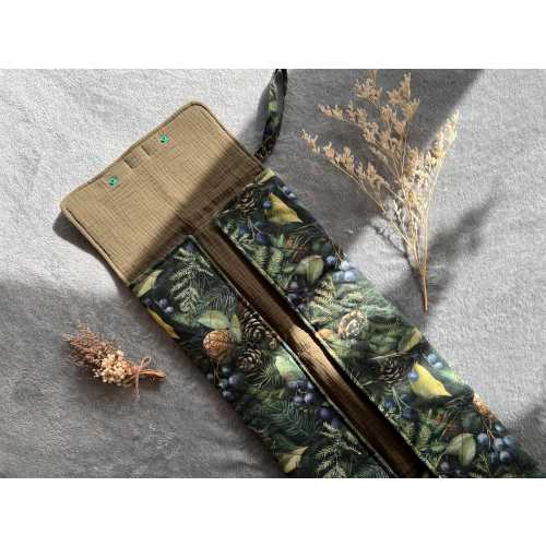 Portable Changing Pad: Baby Travel Mat, Organic muslin, quilted diaper clutch