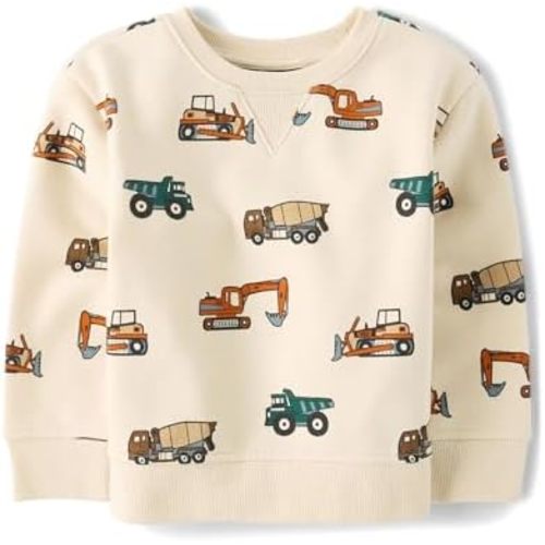 The Children's Place baby-boys And Toddler Long Sleeve Active Premium Fleece Sweatshirt