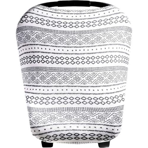 Copper Pearl Nursing Cover for Breastfeeding – Multi-Use Baby Car Seat Cover, Stroller Cover & Breast Feeding Cover Up for Women, Stretchy Breathable High Quality Cover for Boy or Girl, Westyn