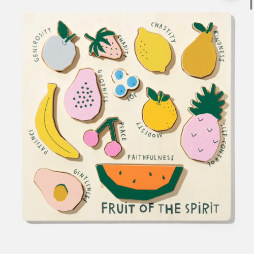Fruit of the Spirit Wooden Puzzle | Catholic Toy by Be A Heart