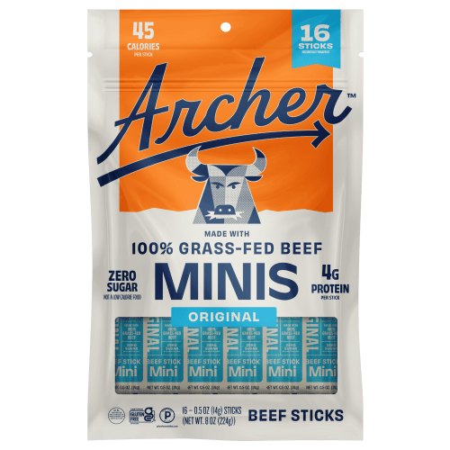 Archer Original Beef Mini Sticks 0.5oz 16 Count Bag