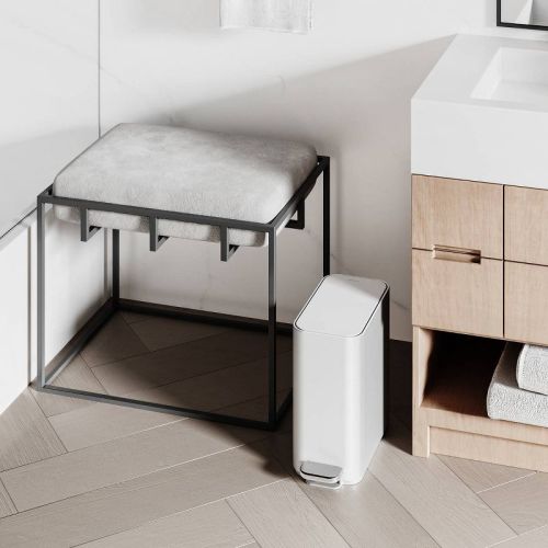 simplehuman 5L Slim Stainless Steel Step Trash Can