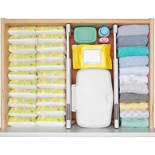 OXO Tot Expandable Dresser Drawer Divider - 4 pack