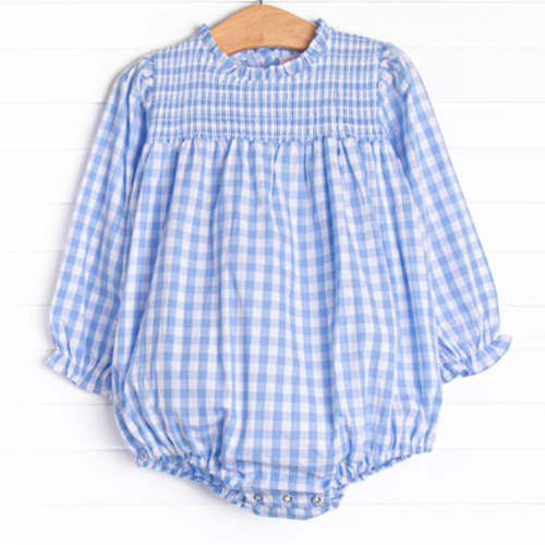 Rhythm and Blues Bubble, Blue Check – Stitchy Fish