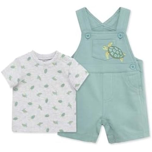 Little Me baby-boys 2-piece Tee Shirt and Shortall Set