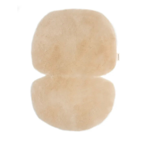 BINIBAMBA - Sheepskin Mat - Peanut | Smallable