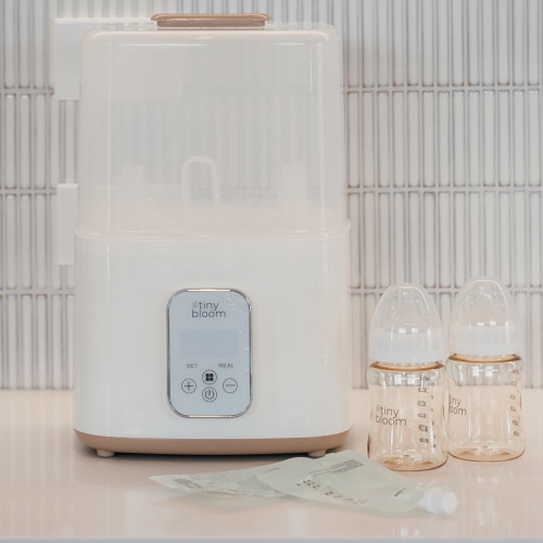 Baby Bottle Steriliser NZ - 3-in-1 Steam Steriliser, Dryer & Warmer | Tiny Bloom – Tiny Bloom - Wearable Breast Pumps and Premium Baby Feeding Products