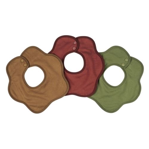 Tiny Twinkle Roundabout Baby Drool Bibs 3-Pack, 360 Rotating Waterproof and Absorbent Teething Bibs