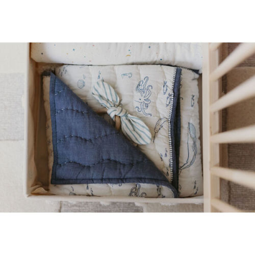 Chambray Blanket, Life Aquatic - Pehr | Maisonette