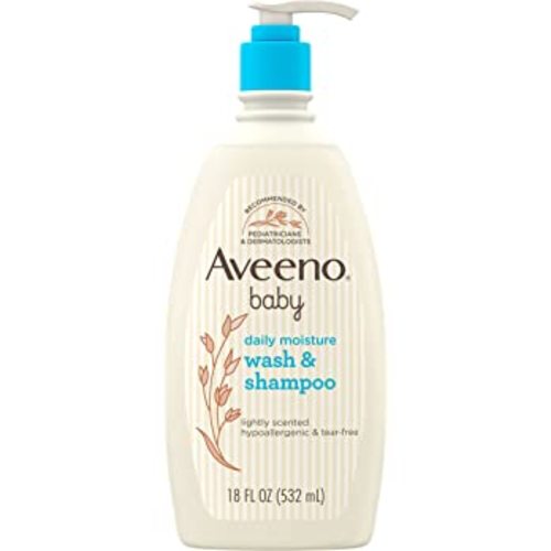 Aveeno Baby Daily Moisture Gentle Body Wash & Shampoo with Oat Extract