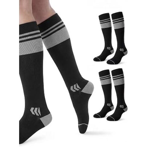 Momcozy Compression Socks for Women, 20-30 mmHg for Flying, Travel & Sports