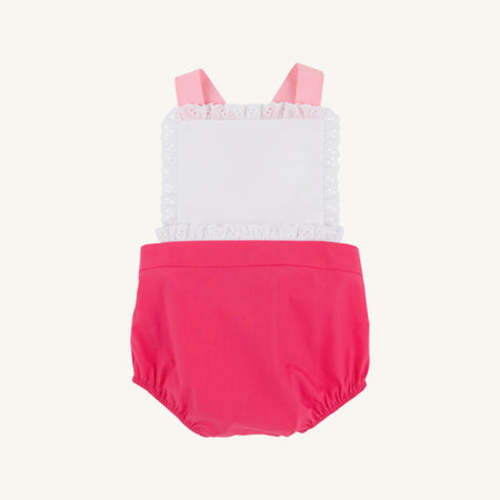 Sally Sunsuit - Palm Spring Punch with Sandpearl Pink