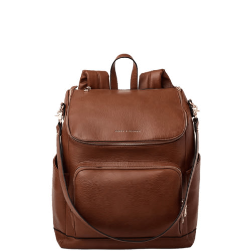 Lullaby Diaper Backpack Chestnut | Poppy and Peonies – www.poppyandpeonies-us.com