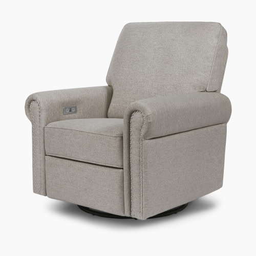 Namesake Linden Electronic Recliner and Swivel Glider - Performance Grey Eco Weave
