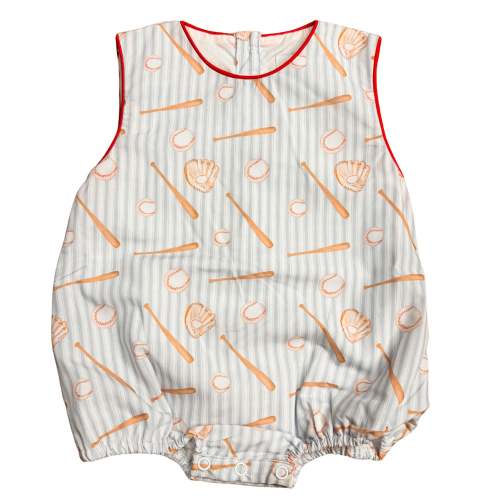 Boys Baseball Collar Bubble