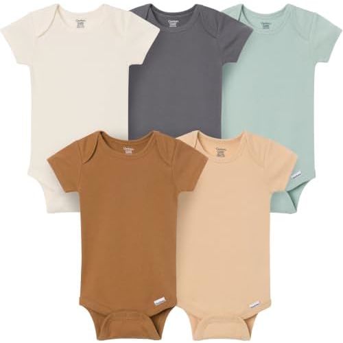 Gerber Baby 5-pack Solid Onesies Bodysuits
