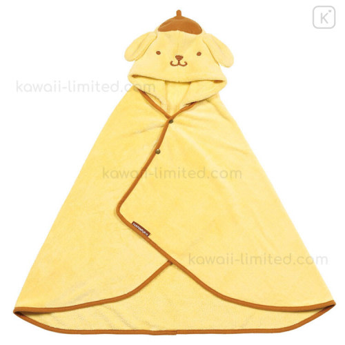 Japan Sanrio Quick Drying Bath Towel with Cap - Pompompurin