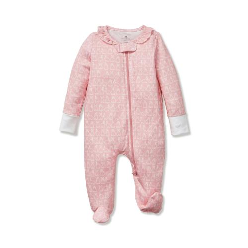 Baby's Pima Romper in Hoppy Days Pink